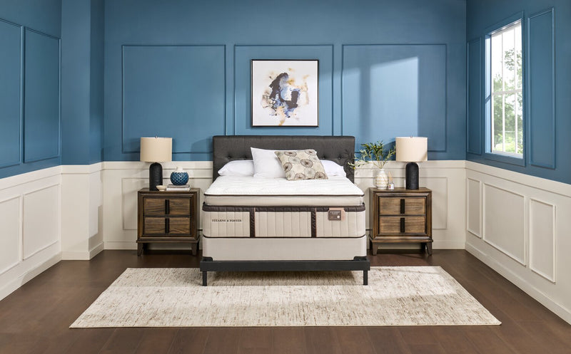 Swansea Luxury Euro Pillowtop Full Mattress Set