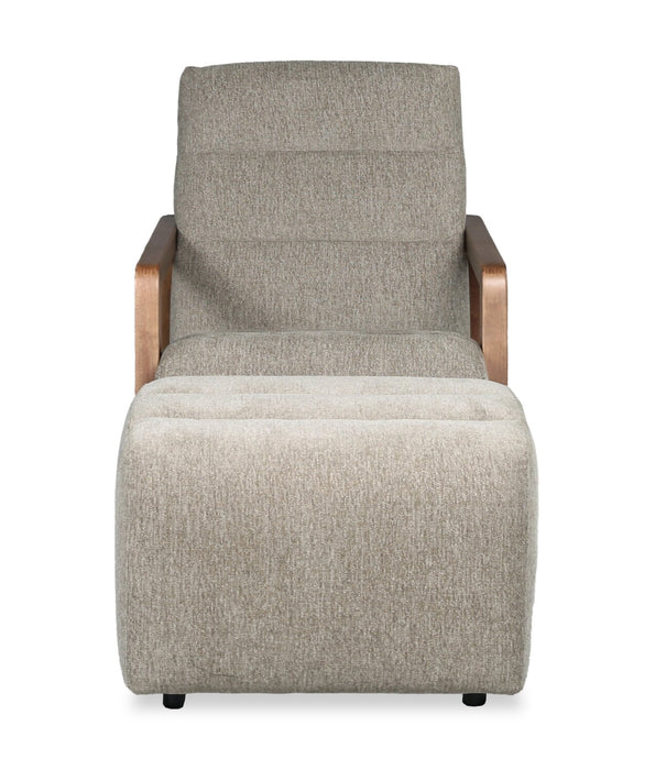  Cove 27\" Chenille Fabric Ottoman – Green