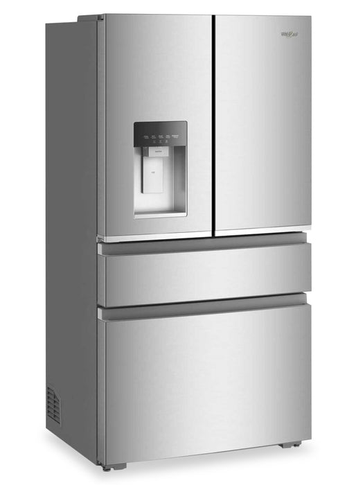 Whirlpool 36\" 22 Cu. Ft. True Counter Depth French Door Refrigerator – Stainless Steel - WRMC7036RZ