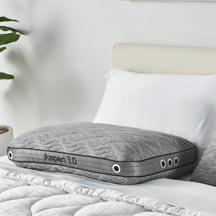 BEDGEAR Aspen 1.0 Performance King Pillow – Stomach Sleeper