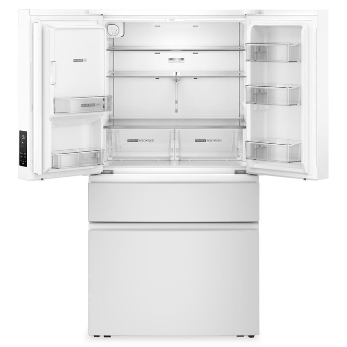 Whirlpool 36” 29 Cu. Ft. French Door Refrigerator - White - WRMF3536SW