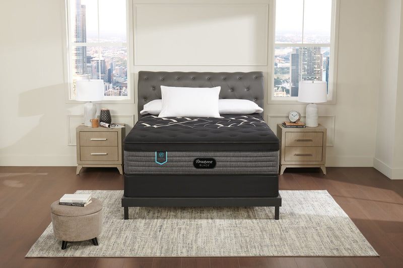 Beautyrest Black Hotel Presidential Suite Eurotop Medium Queen Mattress Set