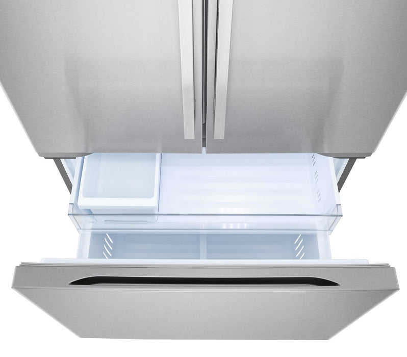 LG 36\" 25.1 Cu. Ft. French-Door Counter-Depth Refrigerator - Smudge Proof Stainless Steel - LF25BZH42S