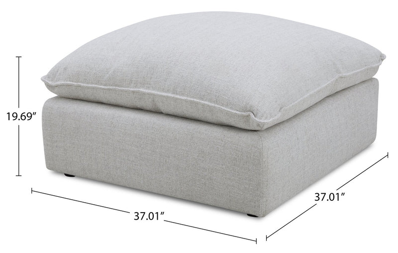 Monaco Ottoman - Wheat