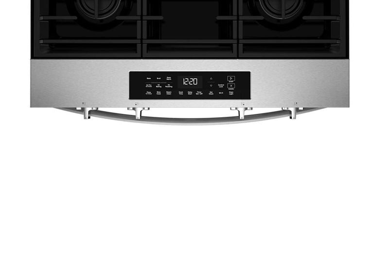 Whirlpool 30\" 5.0 Cu. Ft. Smart Gas Range with Air Cooking - FingerPrint Resistant Stainless Steel- WSGS4530TZ