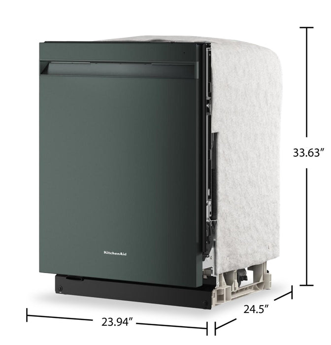 KitchenAid 24\" 44 dBA Dishwasher with 360° Max Jets™ Third Rack – Juniper - KDPS724SJP