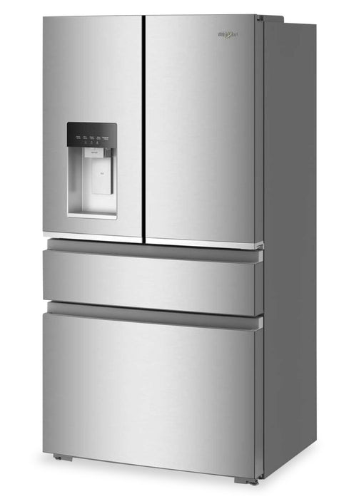 Whirlpool 36\" 22 Cu. Ft. True Counter Depth French Door Refrigerator – Stainless Steel - WRMC5036RZ