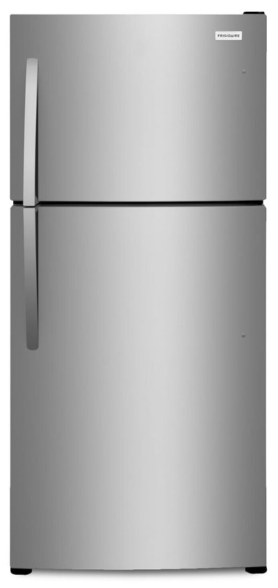 Frigidaire 30” 20 Cu. Ft. Top Freezer Refrigerator – Stainless Steel - FFHT2022AS | Réfrigérateur Frigidaire de 20 pi3 et de 30 po à congélateur supérieur - acier inoxydable - FFHT2022AS
