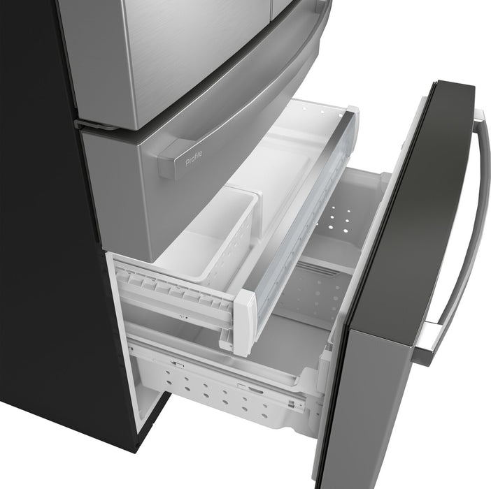 GE 36” 28.7 Cu. Ft. French-Door Refrigerator - Fingerprint Resistant Stainless Steel - PGE29BYTFS