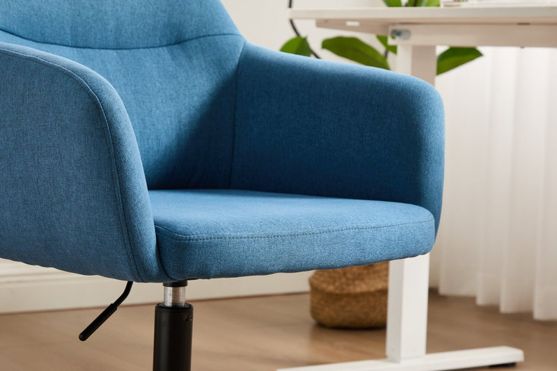 Stevie 23\" Swivel Office Chair with Adjustable Height – Blue