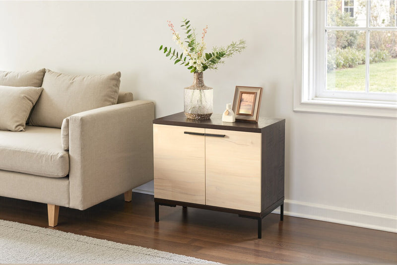 Sonora 26\" TV Cube with Storage - Dark Oak 