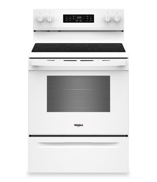 Whirlpool 5.3 Cu. Ft. Electric Range with Air Cooking - White - YWFES4530SW