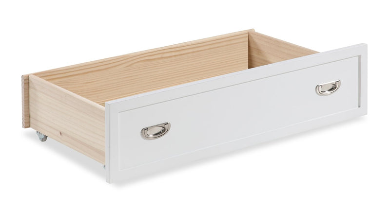 Quinn Trundle Drawers for Bed or Bunk, Set of 2 - White