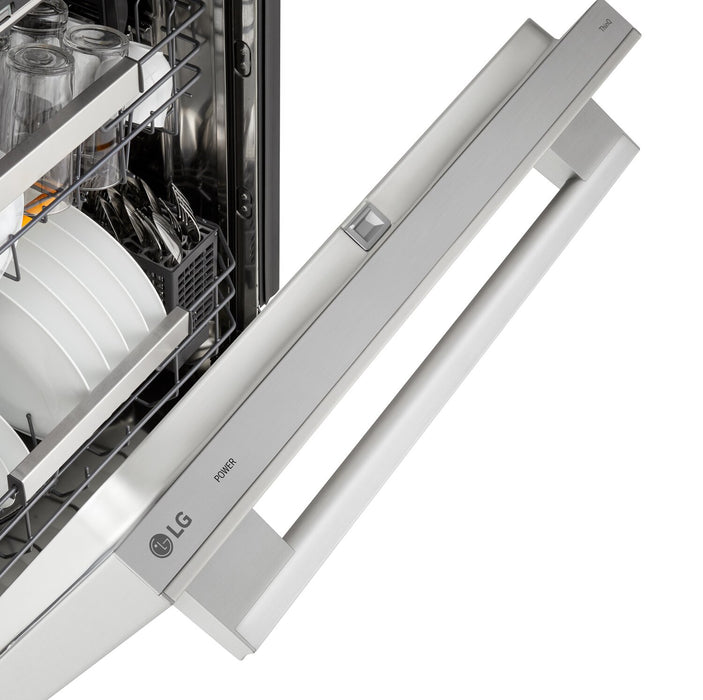 LG 24\" 39 dBA Built-In Top-Control Dishwasher with QuadWash® Pro - Stainless Steel - LDNTH862S