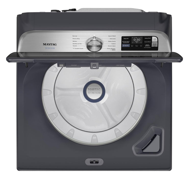 Maytag 6.0 Cu. Ft. Pet Pro Smart Top-Load Washer - Midnight Steel - MTW7205RF