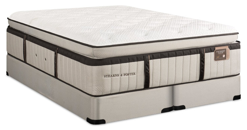 Stearns & Foster® Swansea Luxury Euro Pillowtop King Mattress Set