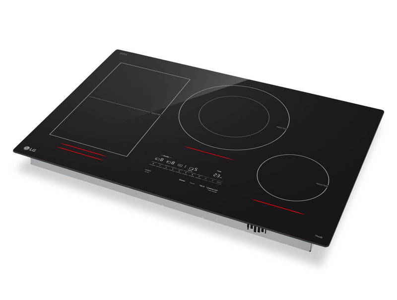 LG 30\" Smart Induction Cooktop with UltraHeat™ Element - Black - CBIH3017BE