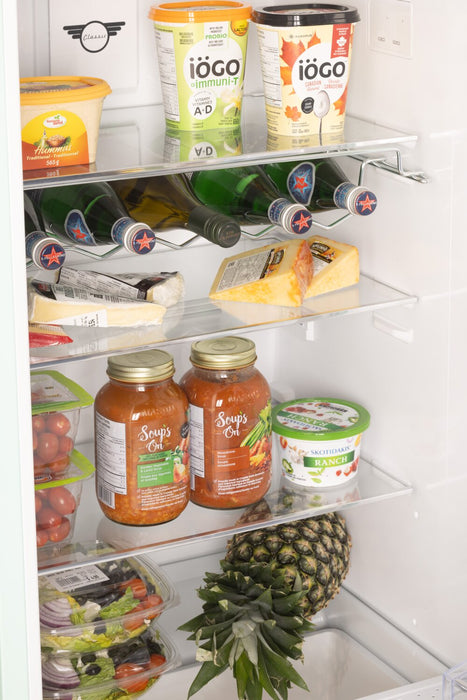 Unique Classic Retro 24\" 11 Cu Ft. Top Freezer Refrigerator - Canary Yellow - UNQ-310L Y TM