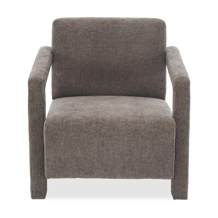 Demi 30\" Linen-Look Accent Chair - Brown