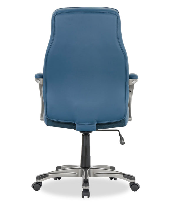 Sealy® Posturepedic Palisade 28\" Adjustable Ergonomic Office Chair - Blue