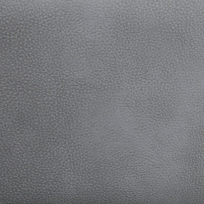 Ever 28\" Swivel Leather-Like Fabric Accent Chair – Grey