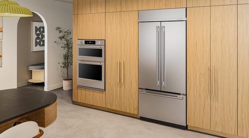 KitchenAid 36\" 20.8 Cu. Ft. French Door Bottom Mount Refrigerator - Stainless Steel - KBFN536SPS