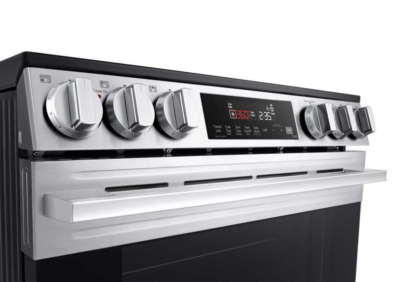 LG 6.3 Cu. Ft Smart Electric Range with EasyClean® - Smudge Resistant Stainless Steel - LSEL6333XE