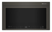 KitchenAid Multifunction Smart Flush Mount Over-the-Range Microwave Oven – Black Ore - YKMMF730PBE 
