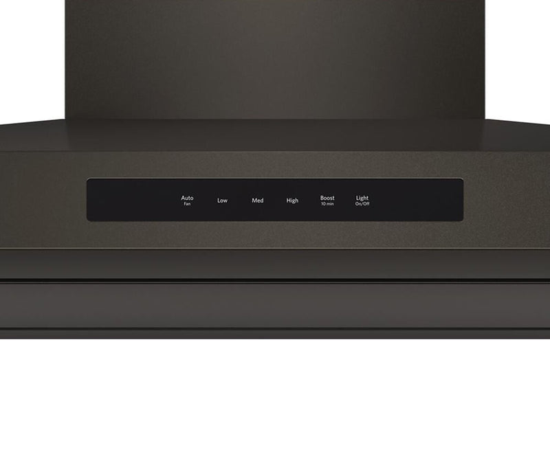 KitchenAid 36\" Wall-Mount 4-Speed Canopy Range Hood – Black Ore - KVWC736SBE