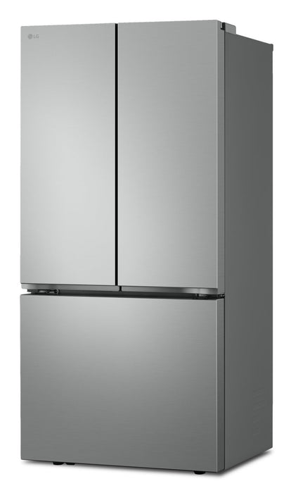 LG 33\" 21 Cu. Ft. French 3-Door Refrigerator – Fingerprint Resistant Stainless Steel - LF21C6000V