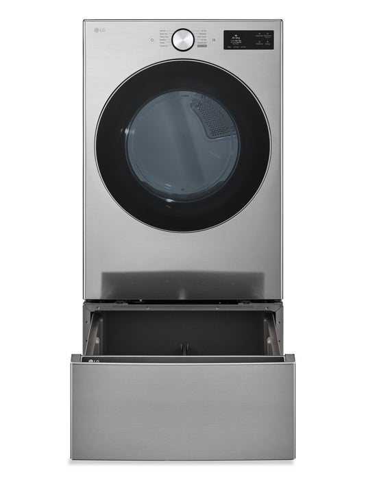 LG 7.4 Cu. Ft. Smart Front-Load Gas Dryer with AI Sensory Dry - Graphite Steel - DLGX5801V