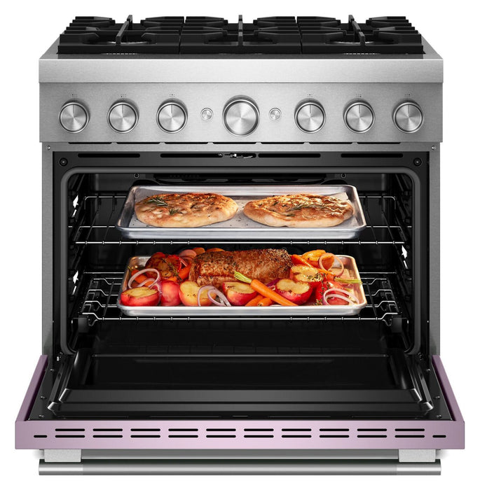 KitchenAid 5.1 Cu. Ft. Dual Fuel Range with No Preheat Air Fry – Wildflower - KFDS936SWF 