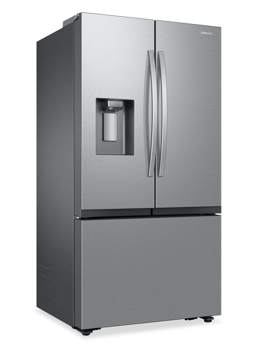 Samsung Bespoke AI 35.75” 26 Cu. Ft 3-Door French Door Refrigerator – Silver - RF27CG5B30SRAA