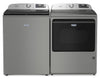 Maytag 6.0 Cu. Ft. Smart Top-Load Washer and 7.4 Cu. Ft. Gas Dryer – Radiant Silver 