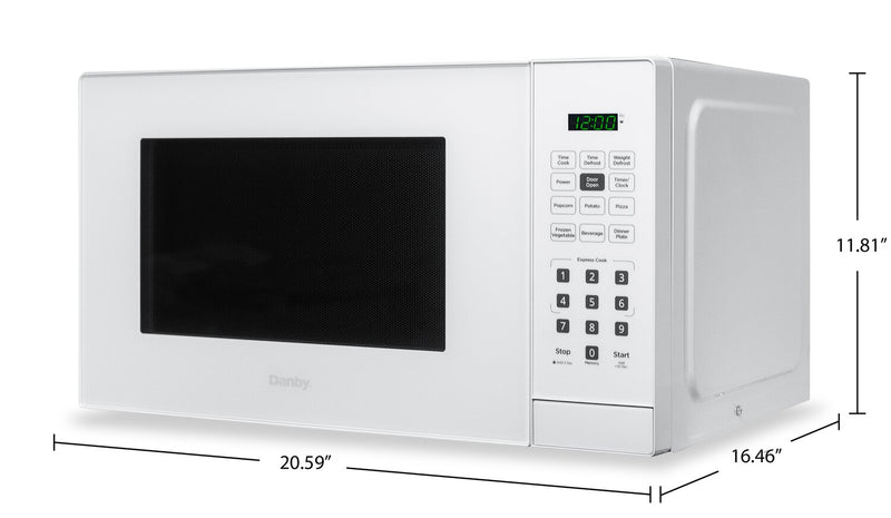 Danby 1.1 Cu. Ft. Countertop Microwave - White - DBMW1121BWW