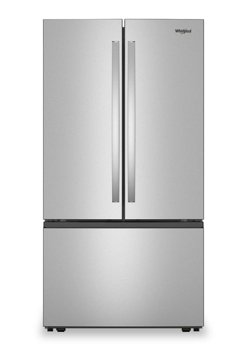Whirlpool 36\" 31 Cu. Ft. French-Door Refrigerator with Ice Maker - Stainless Steel - WRFF3136SZ