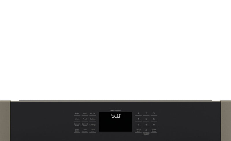 GE 30\" 5 Cu. Ft. Electric Single Wall Oven with No Preheat Air Fry - Slate - JTS5000EVES