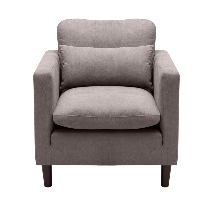 Kortlyn 33\" Linen-Look Fabric Chair - Grey