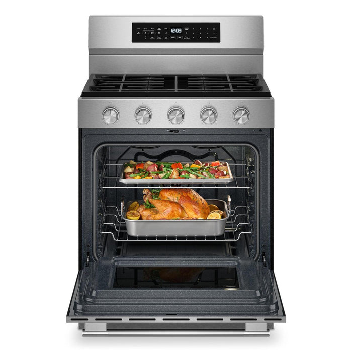 KitchenAid 30\" 5.0 Cu. Ft. Smart Gas Range with Convection Modes - Fingerprint Resistant Stainless Steel - KFGS530SPS