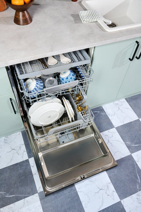 Kenmore 24” 45 dBA Front-Control Built-In Dishwasher – Stainless Steel - KKDW3RPHLIFT-45SS