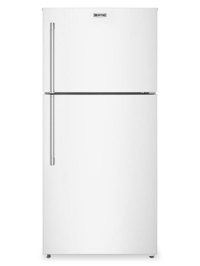 Maytag 30" 19 Cu. Ft. Top-Freezer Refrigerator with Garage Mode – White - MRTX5119SW | Réfrigérateur Maytag de 19 pi3 et de 30 po à congélateur supérieur avec mode garage - blanc - MRTX5119SW