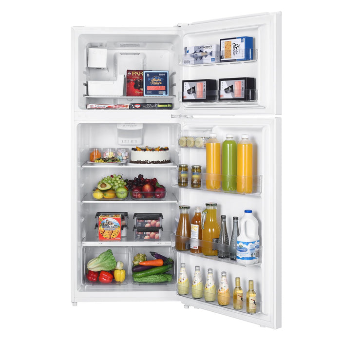 Danby 27” 18 Cu. Ft. Top Mount Refrigerator – White - DFF176B1WDB