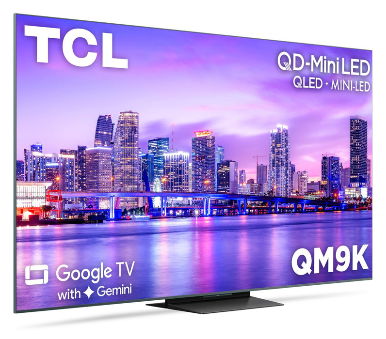 TCL 85\" QM9K QLED QD Mini-LED 4K UHD Smart Google TV (85QM9K)