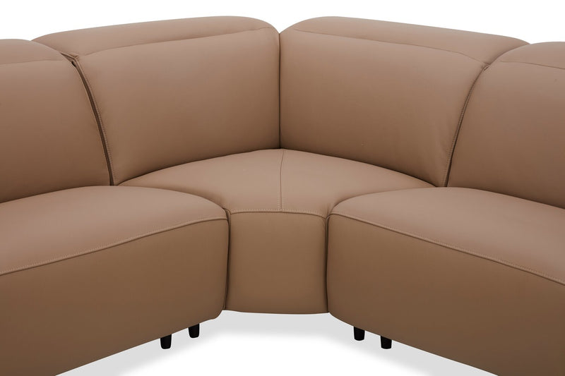 Valencia 5-Piece Right-Facing Power Reclining Sectional - Blanca Macha