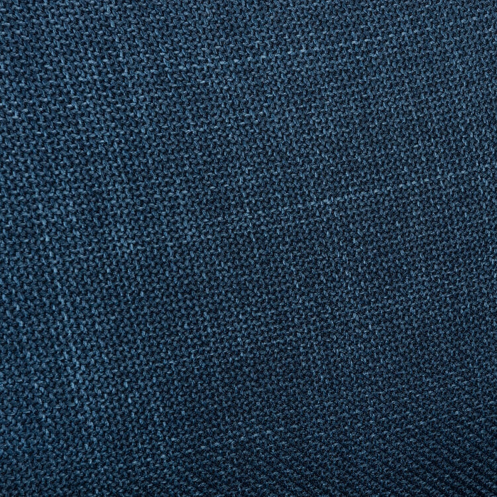 River 87\" Linen-Look Fabric Sofa with Wood Base and Legs - Blue