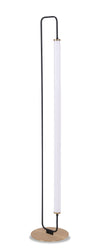 Oxford 61\" Matte Black and Brass LED Floor Lamp