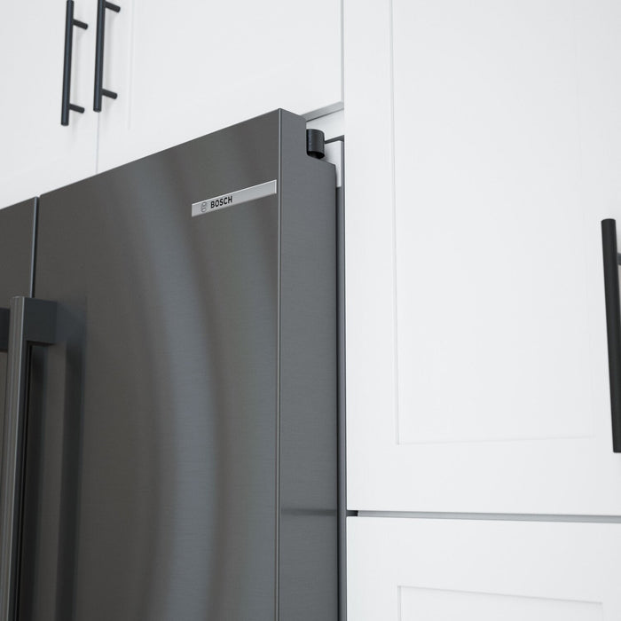 Bosch 21.6 Cu. Ft. French-Door Bottom Mount Refrigerator - Black Stainless Steel - B36CD52SNB