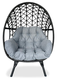 Coco Egg Outdoor Patio Chair - Grey 