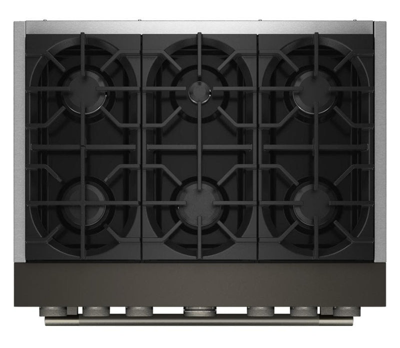 KitchenAid 5.1 Cu. Ft. Dual Fuel Range with No Preheat Air Fry – Black Ore - KFDS936SBE