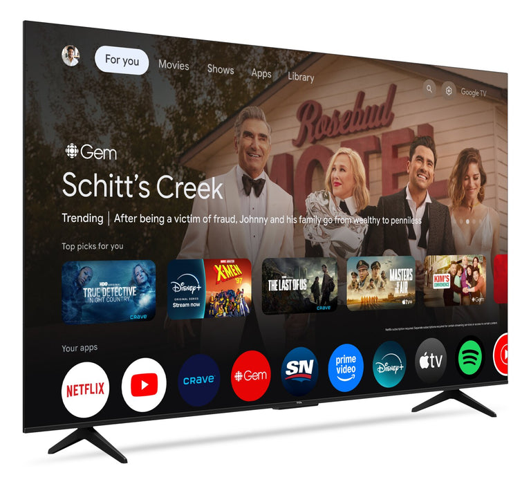 TCL 75\" S45K 4K UHD Google Smart TV